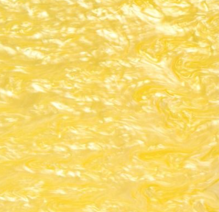 3mm Acrylic - Pearl Marble - Yellow