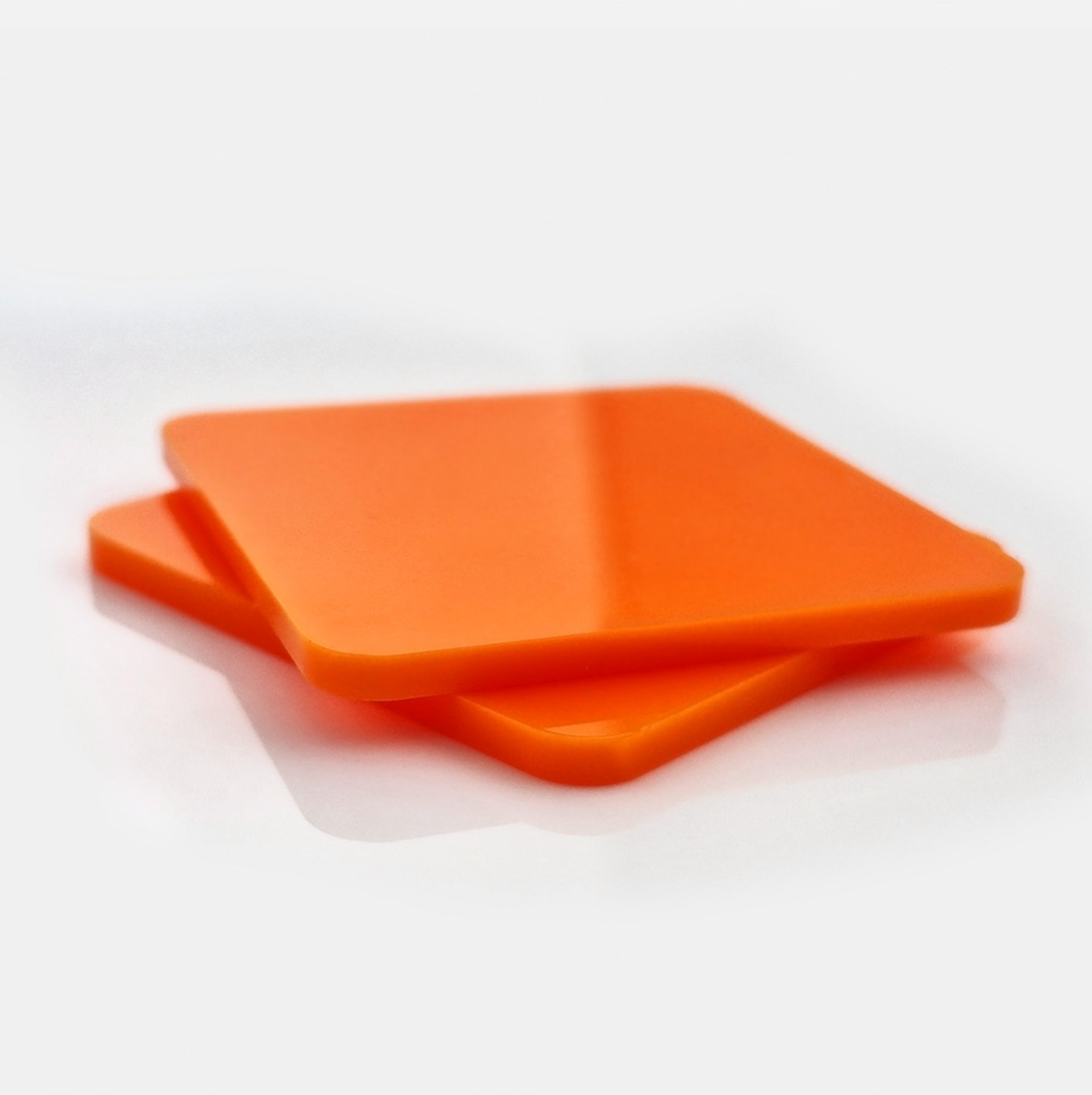 3mm Greencast Acrylic - Orange Gloss