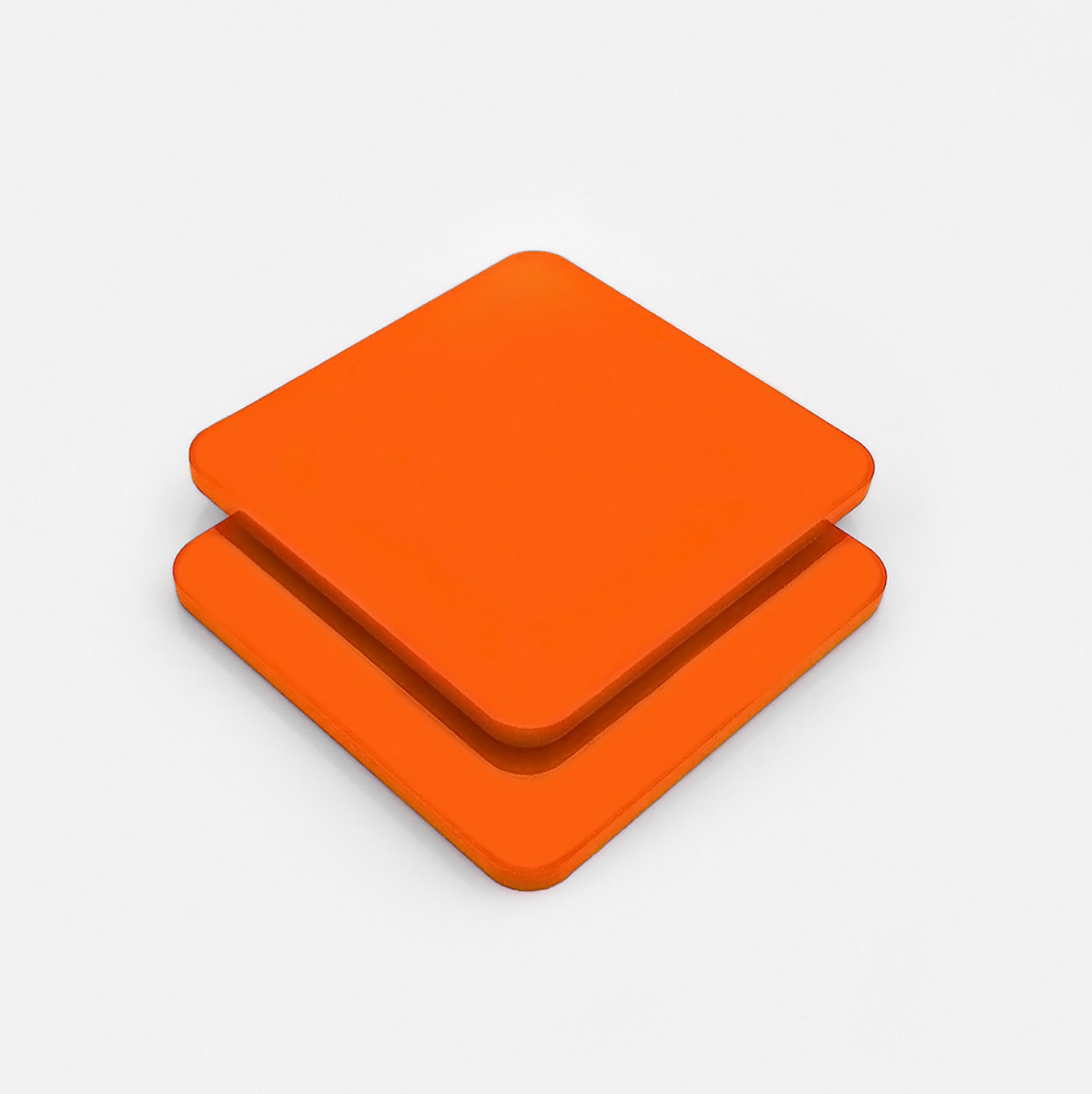 3mm Greencast Acrylic - Orange Gloss