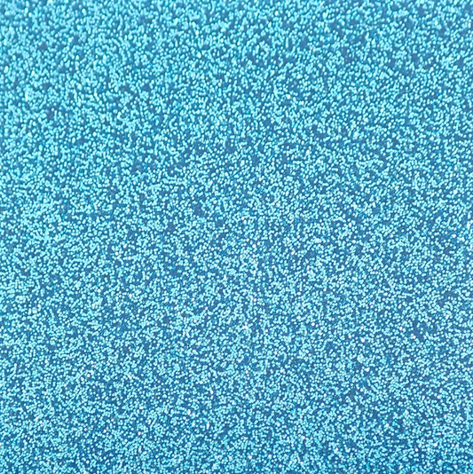 3mm Acrylic - Glitter - Cyan Blue