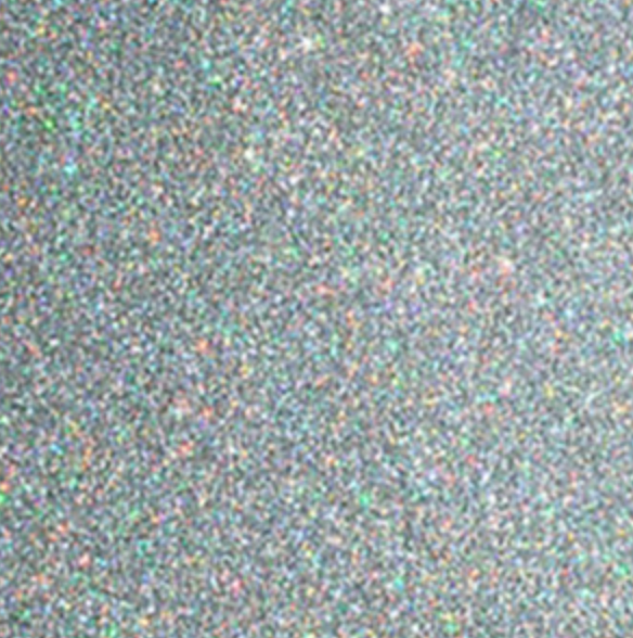 3mm Acrylic - Glitter - Silver Holographic