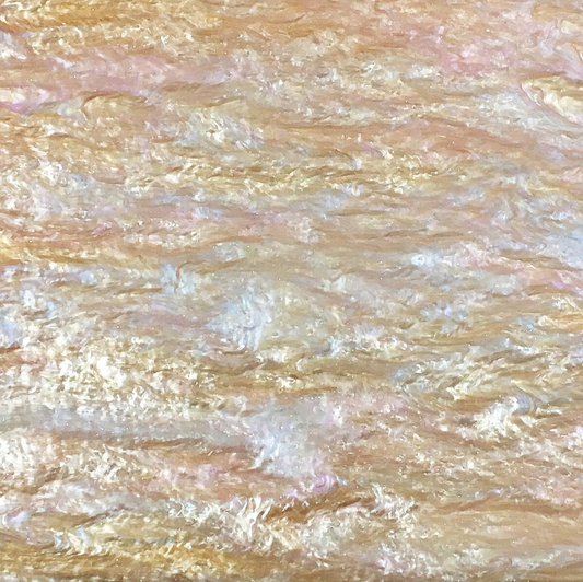 3mm Acrylic - Ripple Glittery Marble - Golden