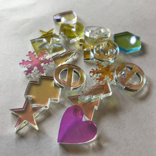 3mm Acrylic - Iridescent Film On