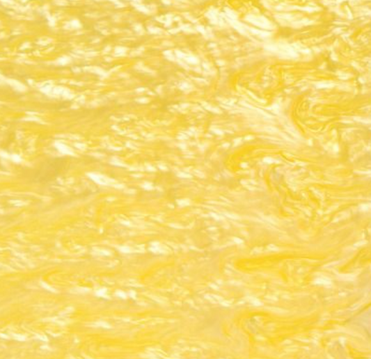 3mm Acrylic - Pearl Marble - Yellow
