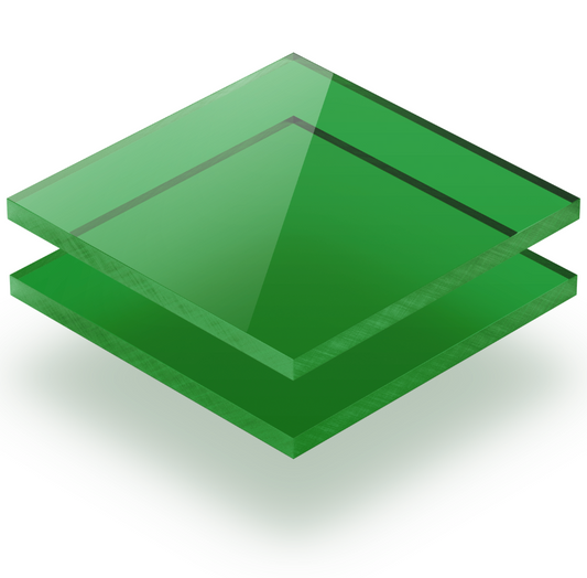 3mm Greencast Acrylic - Transparent Green