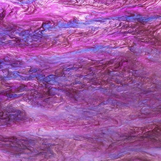 3mm Acrylic - Ripple Glittery Marble - Lavender