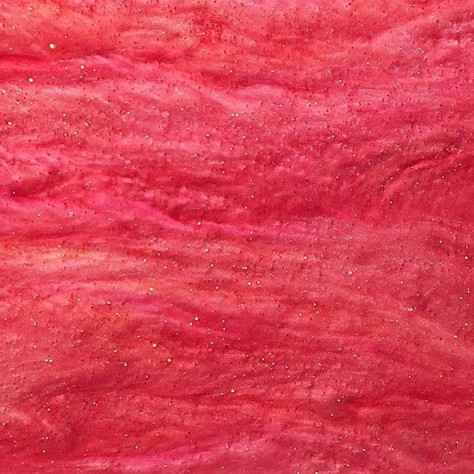 3mm Acrylic - Ripple Glittery Marble - Red